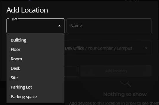 Add a location type